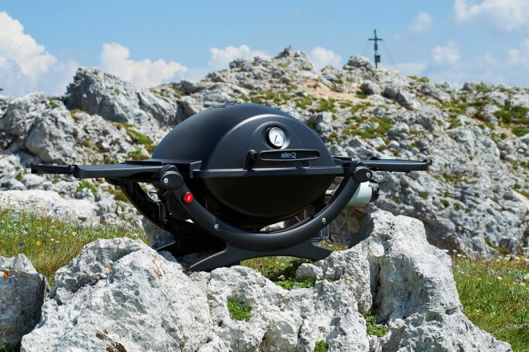 Weber Gasgrill am Berg